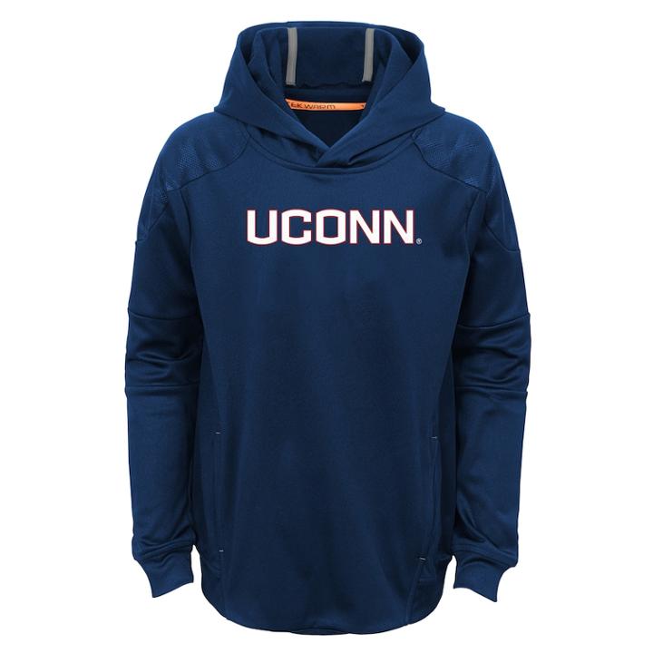 Boys 4-7 Uconn Huskies Mach Pullover Hoodie, Size: L 7, Dark Blue