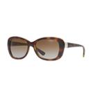 Vogue Timeless Vo2943s 55mm Butterfly Gradient Polarized Sunglasses With Swarovski Elements, Women's, White Oth