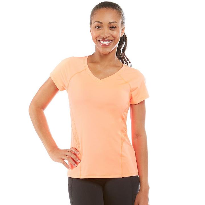 Women's Marika Spark V-neck Tee, Size: Xl, Med Red