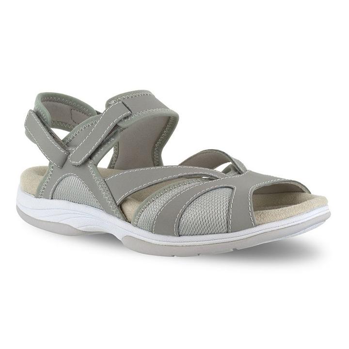 Easy Street Sport Santana Women's Sandals, Size: Medium (9.5), Grey