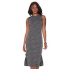 Women's Apt. 9&reg; Ribbed Sheath Dress, Size: Medium, Grey