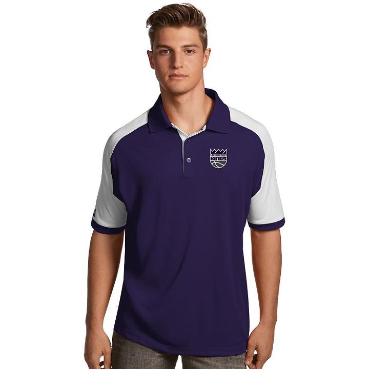 Men's Antigua Sacramento Kings Century Polo, Size: Xl, Drk Purple