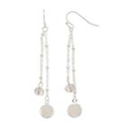 Lc Lauren Conrad Chain Nickel Free Drop Earrings, Women's, Green