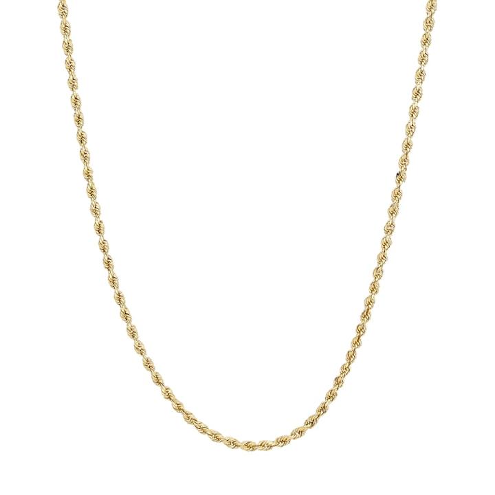 Everlasting Gold 14k Gold Rope Chain Necklace, Women's, Size: 18, Yellow