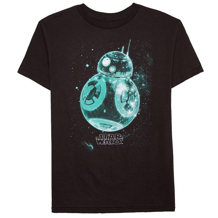 Boys 8-20 Star Wars Bb-8 Tee, Size: Medium, Black