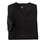 Men's Jockey 3-pk. Classic Staydry V-neck Tees, Size: Xxl, Black