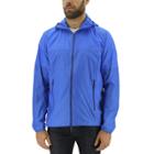 Men's Adidas Mistral Ripstop Hooded Windbreaker Jacket, Size: Medium, Blue Other