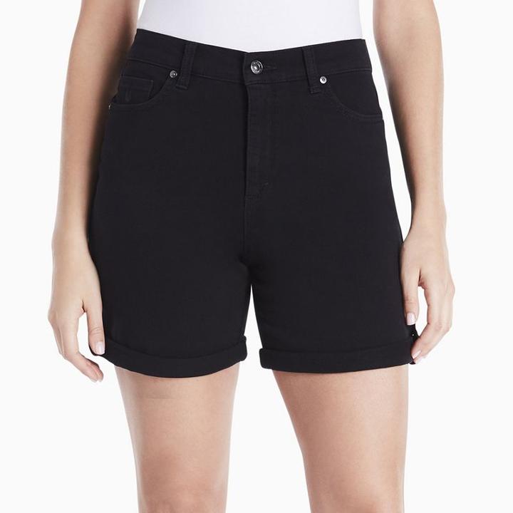 Women's Gloria Vanderbilt Amanda Shorts, Size: 14, Black