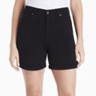 Women's Gloria Vanderbilt Amanda Shorts, Size: 14, Black