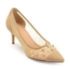 Journee Collection Breck Women's High Heels, Size: Medium (8.5), Lt Beige