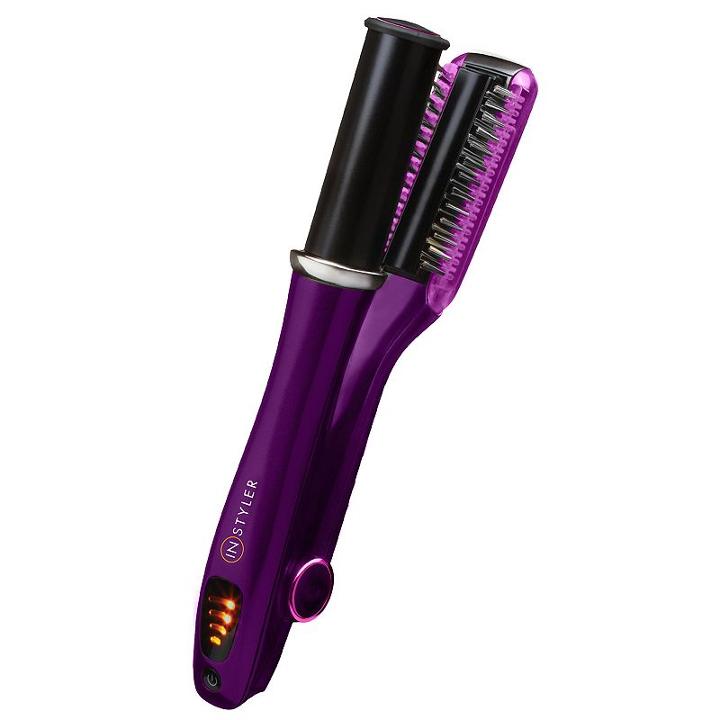 Instyler Max 1 1/4-inch 2-way Rotating Iron Hair Styler, Purple