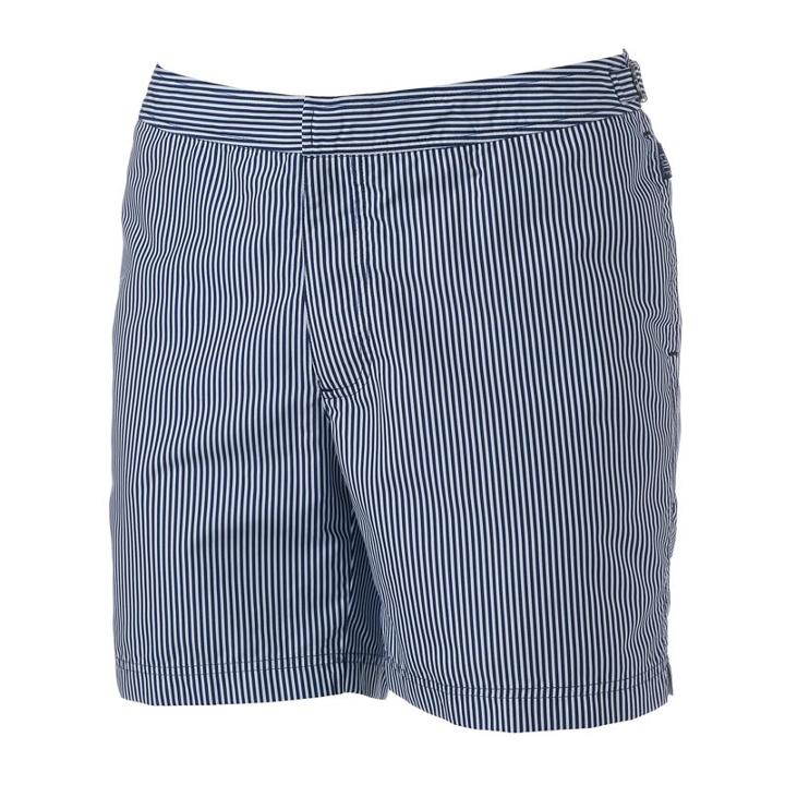 Men's Cole Seersucker Slim-fit Hybrid Swim Shorts, Size: 34, Blue (navy)