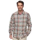 Men's Columbia Hardy Ridge Classic-fit Plaid Button-down Shirt, Size: Medium, Beige Oth