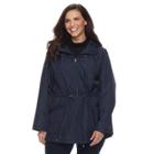 Plus Size D.e.t.a.i.l.s Packable Parka, Women's, Size: 2xl, Blue