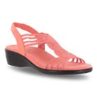 Easy Street Natara Women's Sandals, Size: Medium (8.5), Orange Oth