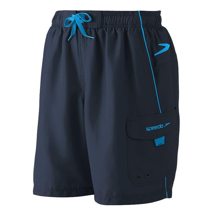 Men's Speedo Marina Volley Swim Trunks, Size: Small, Blue