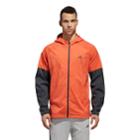 Men's Adidas Woven Jacket, Size: Small, Med Orange