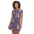 Juniors' So&reg; T-shirt Dress, Teens, Size: Small, Drk Purple
