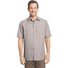 Big & Tall Van Heusen Classic-fit Striped Dobby Button-down Shirt, Men's, Size: 3xb, Grey Other
