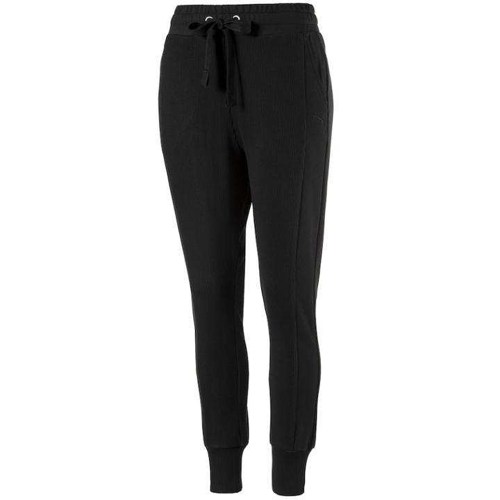 Women's Puma Fusion Sweatpants, Size: Xs, Black