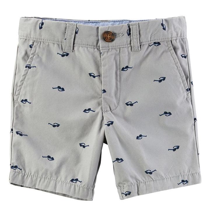 Baby Boy Carter's Canvas Print Shorts, Size: 18 Months, Ovrfl Oth