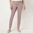 Women's Lc Lauren Conrad Skinny Jeans, Size: 12 Short, Med Purple