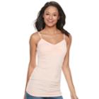 Juniors' So&reg; Solid Tunic Camisole, Teens, Size: Small, Lt Orange