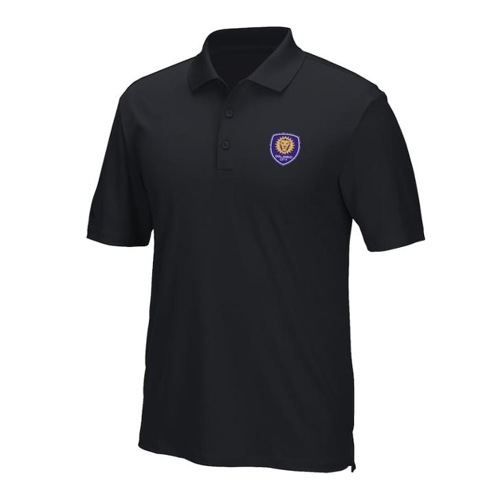 Men's Adidas Orlando City Sc Performance Polo, Size: Xxl, Black