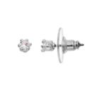 Dana Buchman Cubic Zirconia Nickel Free Solitaire Stud Earrings, Women's, Silver