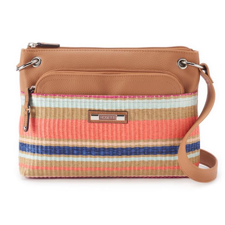 Rosetti Gilda Striped Mini Crossbody Bag, Women's, Pink