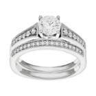 14k White Gold 1 Carat T.w. Igl Certified Diamond Engagement Ring Set, Women's, Size: 6