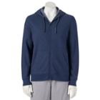 Men's Tek Gear&reg; Fleece Full-zip Hoodie, Size: Medium, Blue (navy)