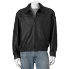 Men's Vintage Leather Split Nappa Leather Jacket, Size: Xl, Black