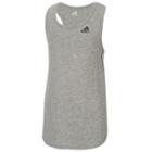 Girls 7-16 Adidas Racerback Tank Top, Girl's, Size: Large, Grey