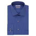 Big & Tall Van Heusen Flex-collar Dress Shirt, Men's, Size: 19 34/5b, Blue (navy)