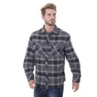 Big & Tall Dickies Brawny Plaid Flannel Button-down Shirt, Men's, Size: 3xl Tall, Black