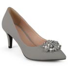 Journee Collection Kitt Women's High Heels, Girl's, Size: Medium (7), Grey
