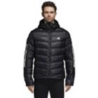 Men's Adidas Outdoor Itavic 3-stripe Hooded Jacket, Size: Small, Black