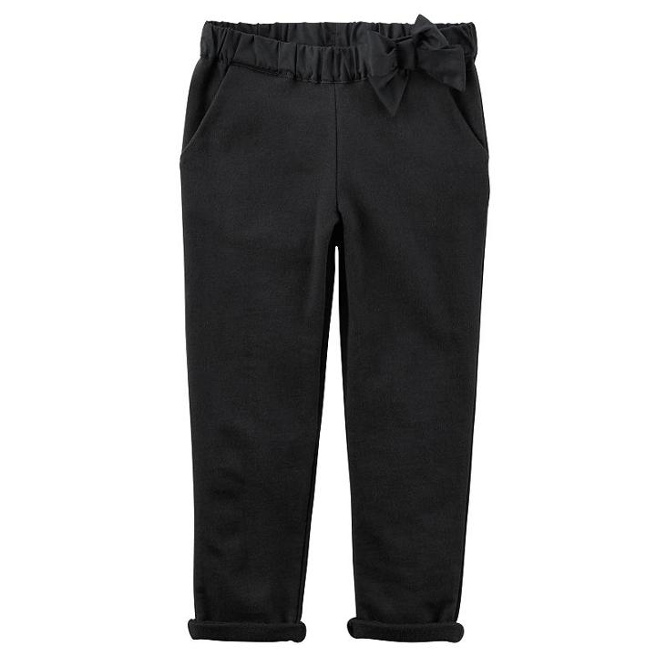 Girls 4-8 Carter's Bow Pants, Size: 8, Purple