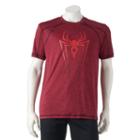 Men's Marvel Hero Elite Spider-man Pieced Tee, Size: Large, Light Pink