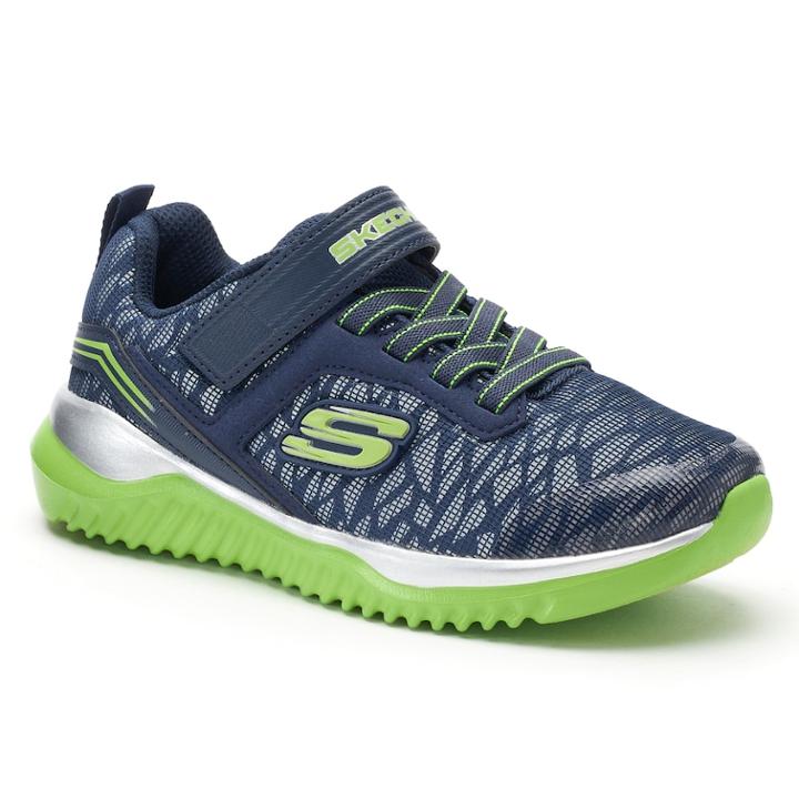 Skechers Turboshift Shaft Boys' Sneakers, Size: 3, Brown Over