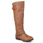 Journee Collection Spokane Women's Knee-high Boots, Size: 10 M Xwc, Brown