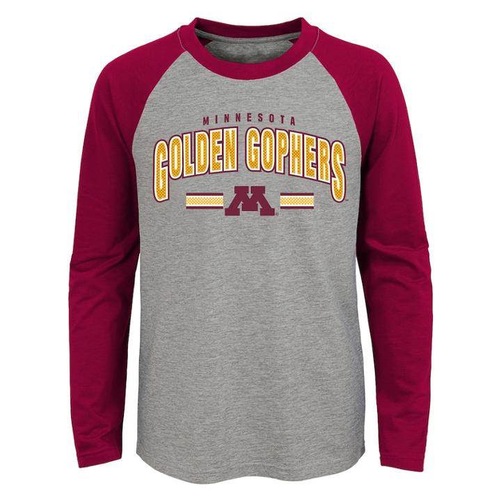Boys 4-18 Minnesota Golden Gophers Audible Tee, Size: 8-10, Grey