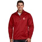 Men's Antigua Atlanta Hawks Golf Jacket, Size: Xxl, Dark Red