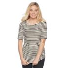 Maternity A:glow Popover Nursing Tee, Women's, Size: Xxl-mat, White Oth