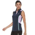 Women's Fila Sport&reg; Mesh Sleeveless Golf Polo, Size: Xs, Blue (navy)