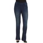 Women's' Seven7 Pull-on Bootcut Jeans, Size: 14, Blue (navy)