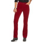 Women's Chaps Corduroy Straight-leg Pants, Size: 4, Red