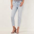 Women's Lc Lauren Conrad Dot Skinny Ankle Jeans, Size: 18, Blue
