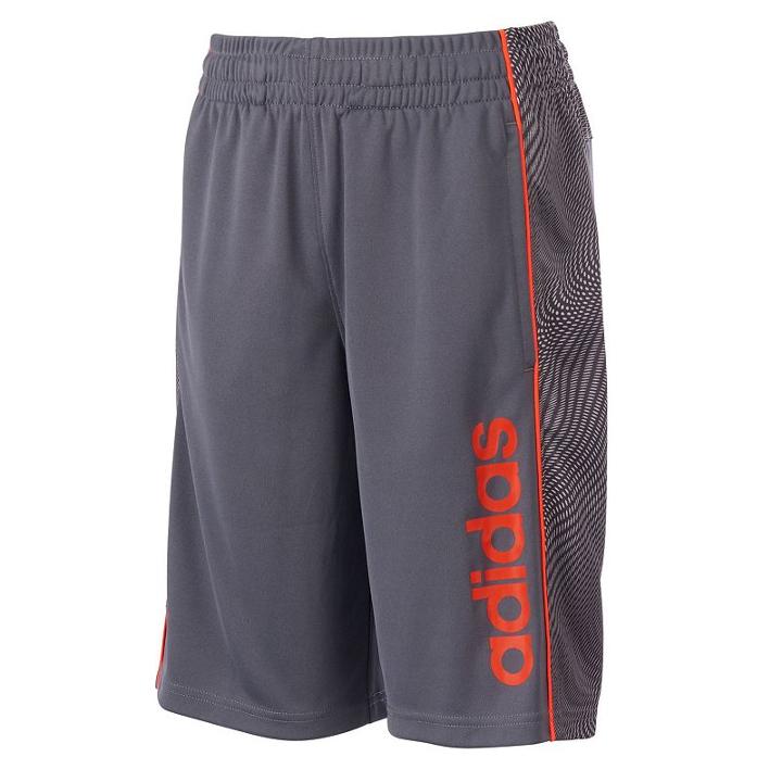 Boys 8-20 Adidas Fusion Shorts, Size: Medium, Dark Grey